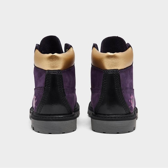BRAND NEW! Toddler Purple & Gold Timberland Boots - Sz. 5 - Picture 3 of 6